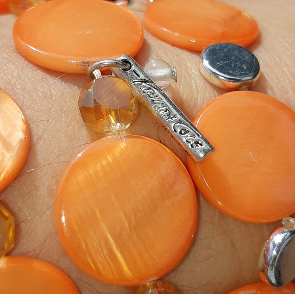 Set of 3 Kenneth Cole Orange Bracelets - Picture 2 of 4